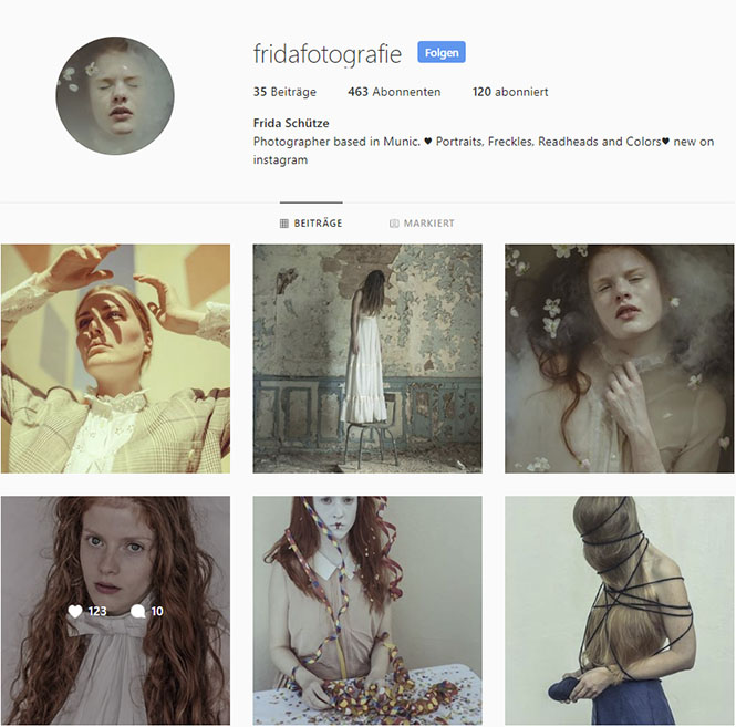fridafotografie, inspirierende Instagram-Accounts